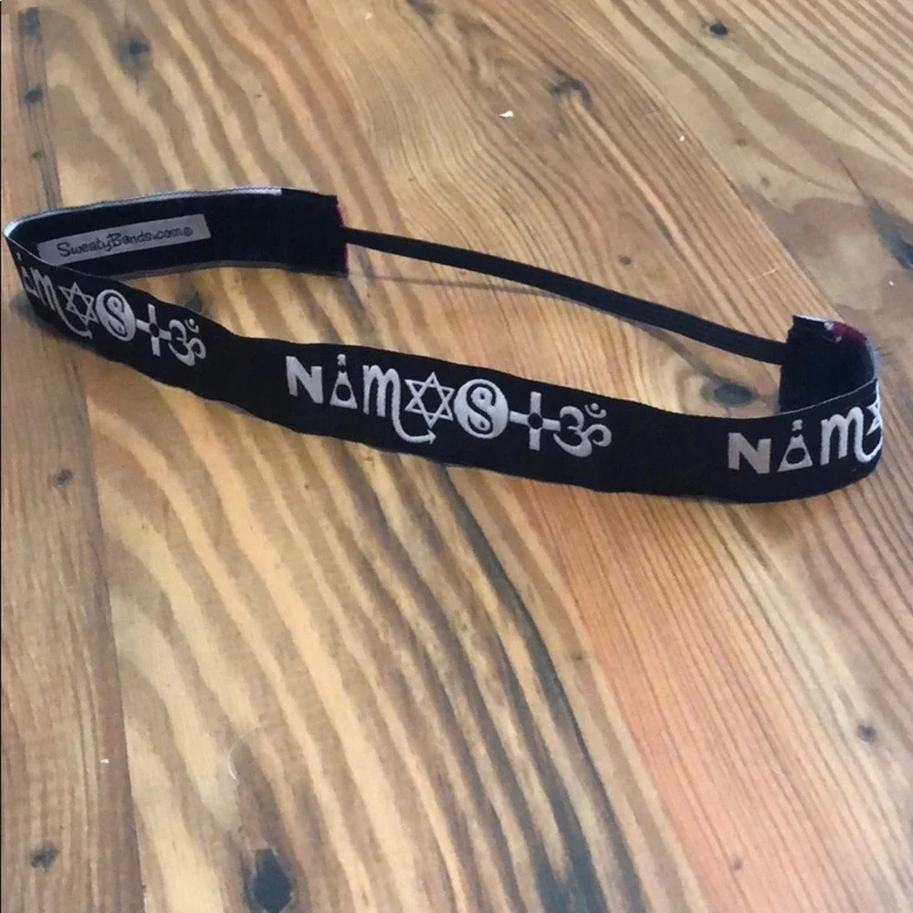 Sweaty Bands Namaste Headband Non-Slip FREE Gift Ships Same Day
